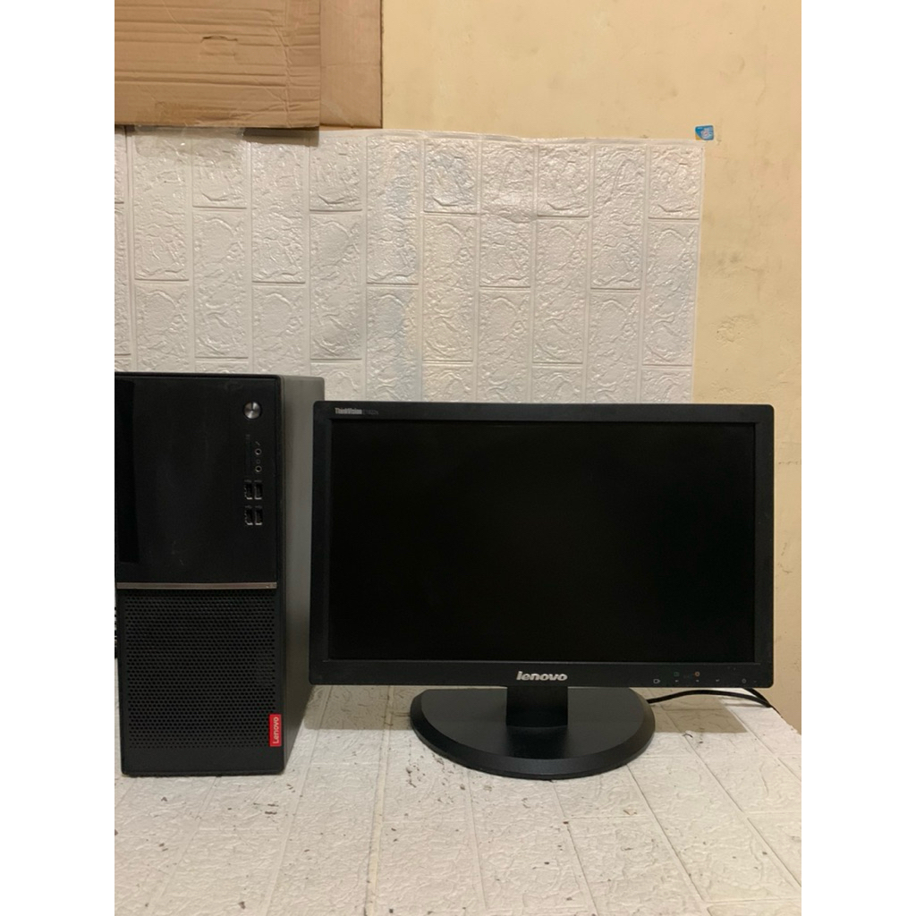 PAKETAN PC LENOVO CORE i5 7400 RAM 8GB SSD 256GB MONITOR LENOVO 19 INCHI LED KEYBOARD MOSE