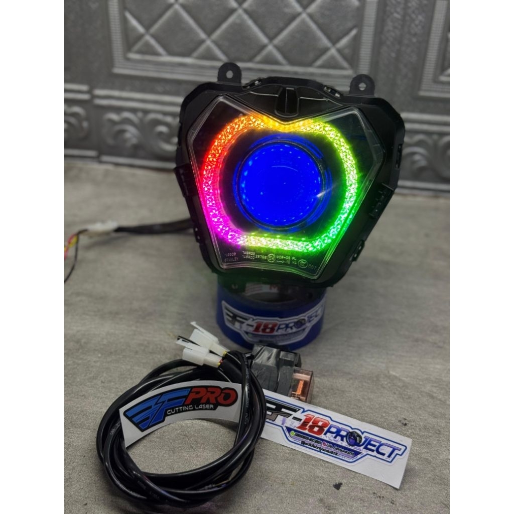 Lampu Biled AES Kustom - Kawasaki KLX New | Shroud BMW, BMW 5D, Taichi, Cakra