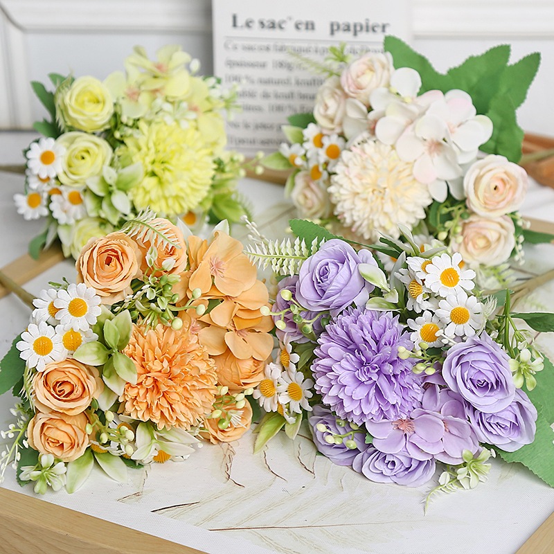 Hiasan Bunga Tiruan Berkualitas Tinggi Hiasan Bunga Kering bunga hiasan ruang tamu-Penjualan grosir