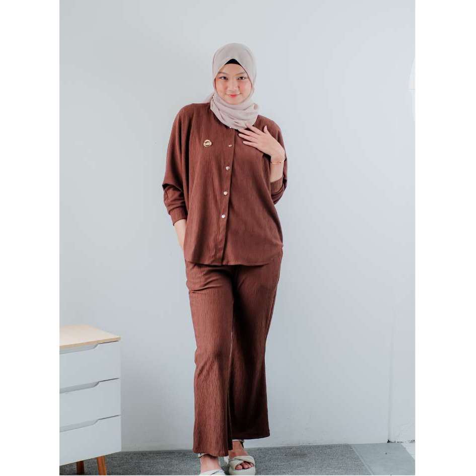 Setelan Celana Wanita Premium Sandrina Series By Missdinos Semi Formal Modis Kekinian