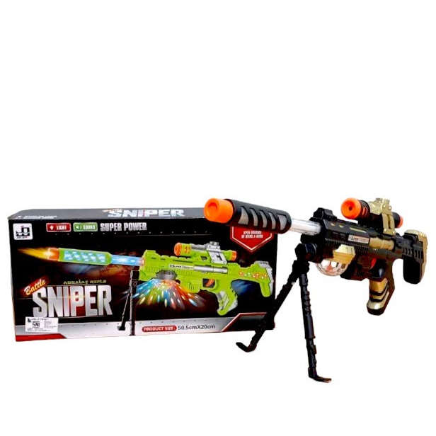PELATO Senapan Sniper Mainan Anak Laki-laki Sniper (JQ6890)