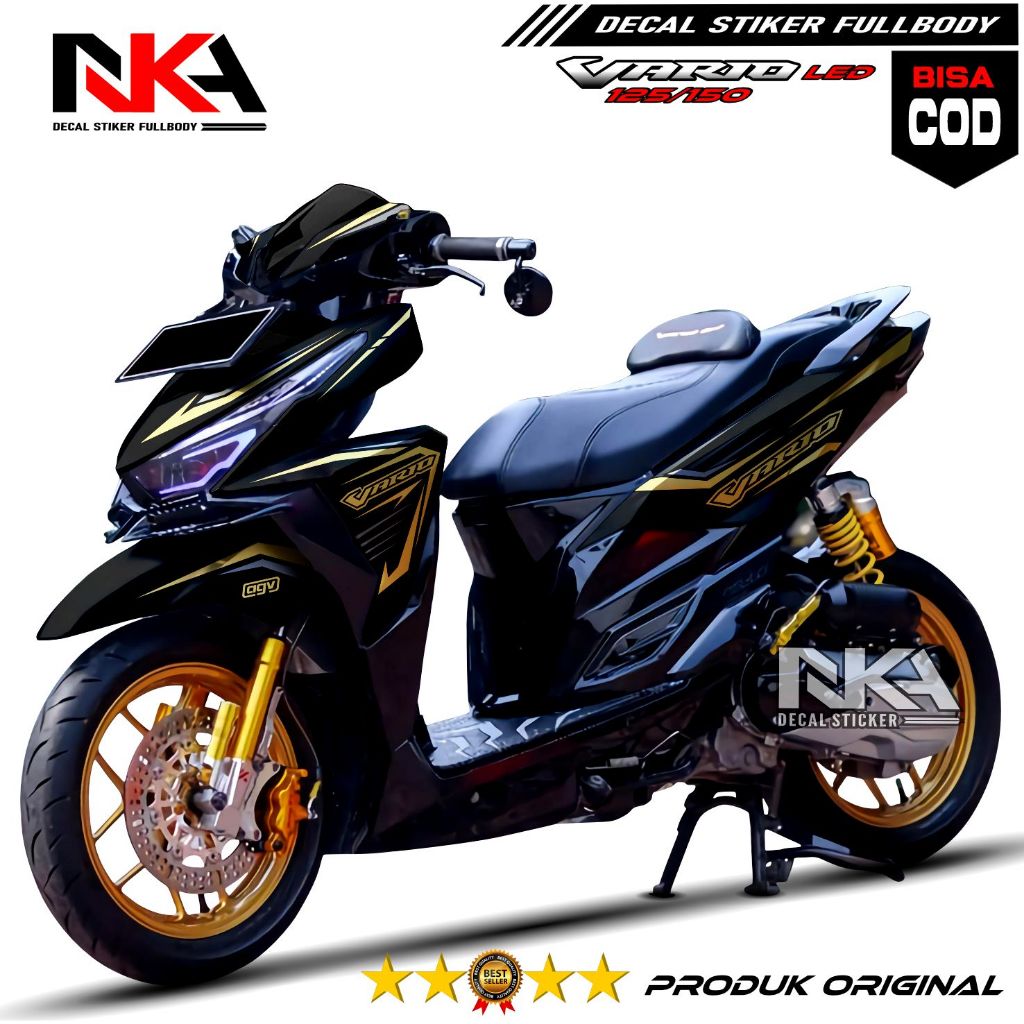 Decal Fullbody Stiker Vario 125 LED 2015-2017 Original Honda Vario