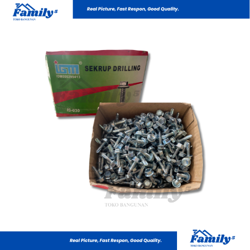 Baut Sekrup Baja Ringan / Sekrup Drilling Ukuran 10x16