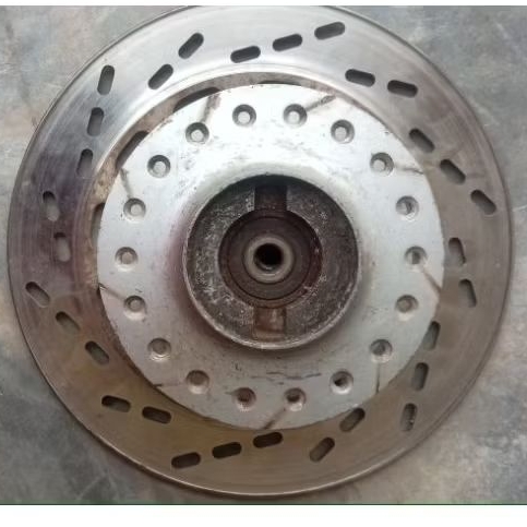 TROMOL VELG DEPAN SET CAKRAM MIO SPORTY SMILE SOUL ORI COPOTAN MOTOR SIAP PAKAI