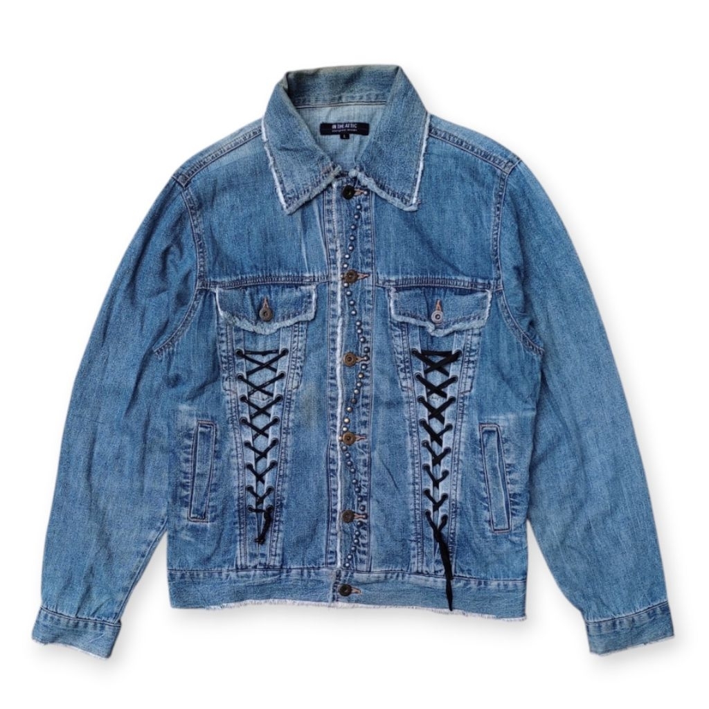 In The Attic Japanese Brand Denim Trucker Jacket
