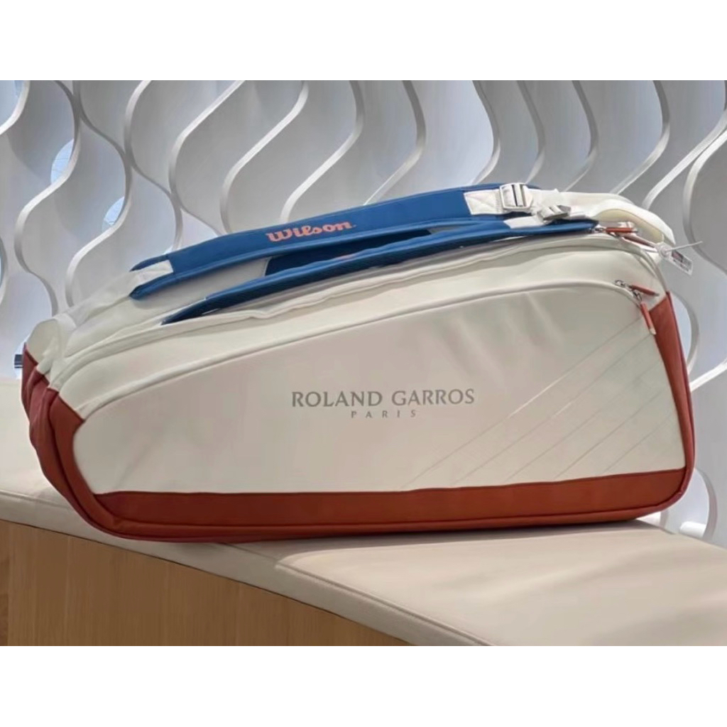 Tas Wilson Roland Garros tennis bag 9PK tas raket tenis wilson RG tennis bag tennis racket bag wilso