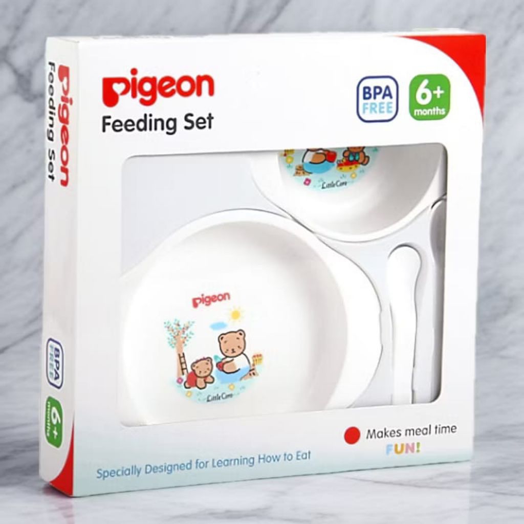 feeding set pigeon tempat makan bayi 6bulan