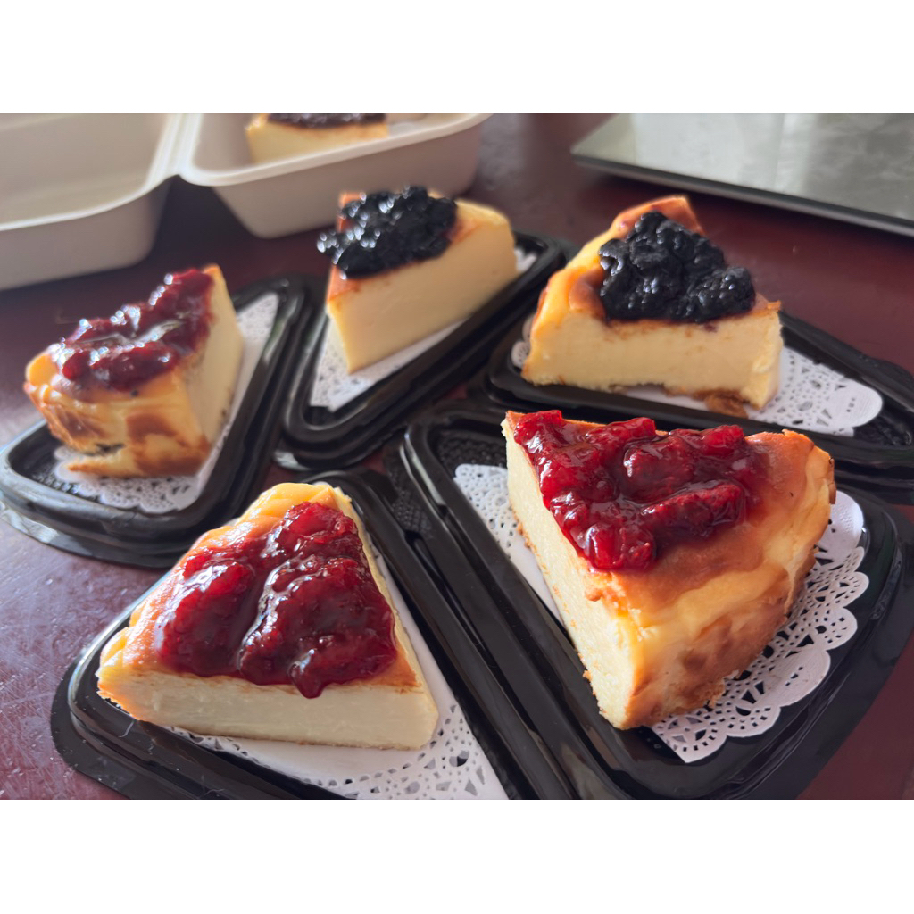 Burn Cheesecake Slice