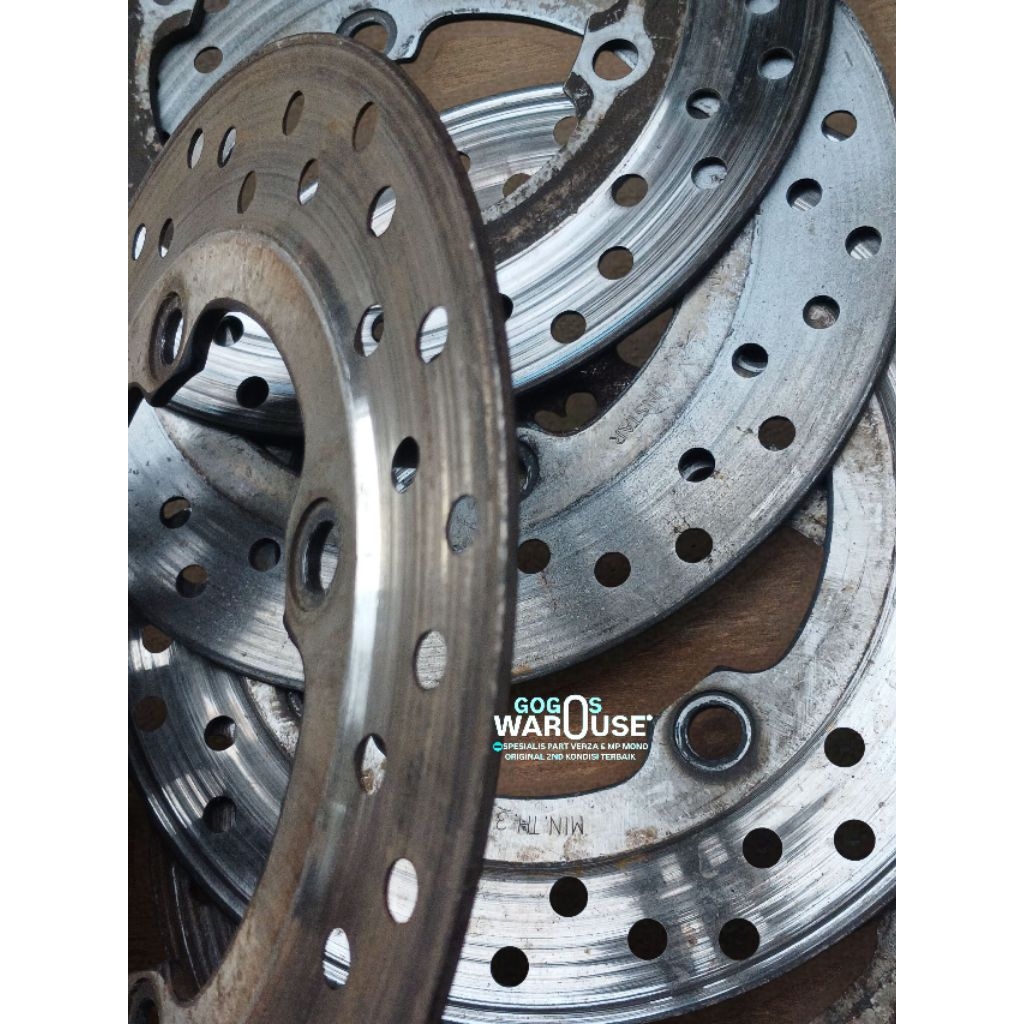 HARGA 1 PCS BAHAN KERAJINAN CANGKUL BANGKU PISAU BEKAS PIRINGAN DISC CAKRAM BAHAN BESI COPOTAN MOTOR