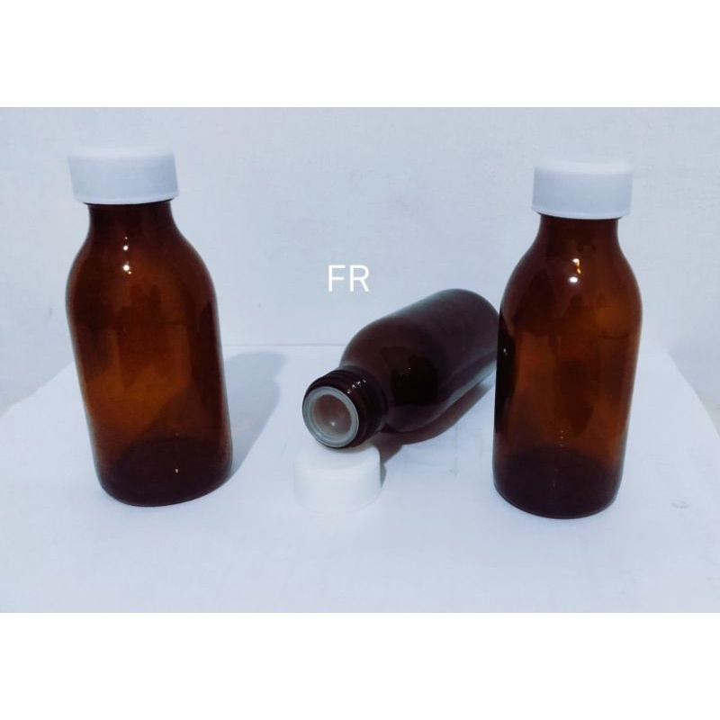 botol kaca amber 100ml botol kaca coklat 100ml