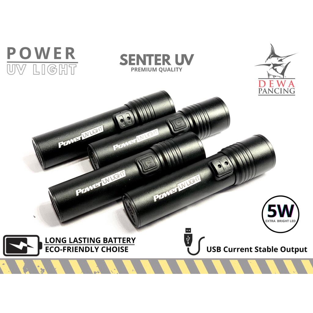 Senter UV 5W For Metal Jig