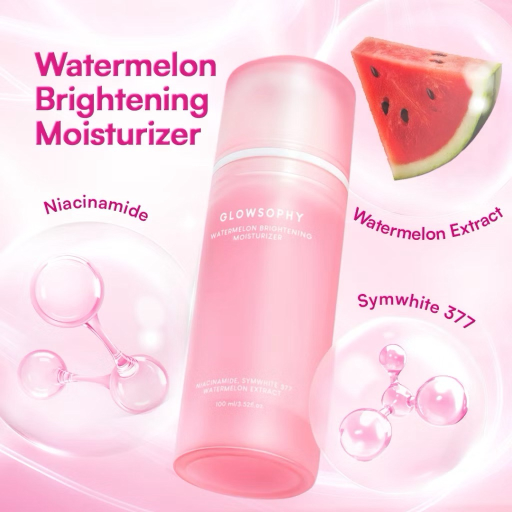 Glowsophy Watermelon Moisturizer Skin Barrier Niacinamide ( READY )