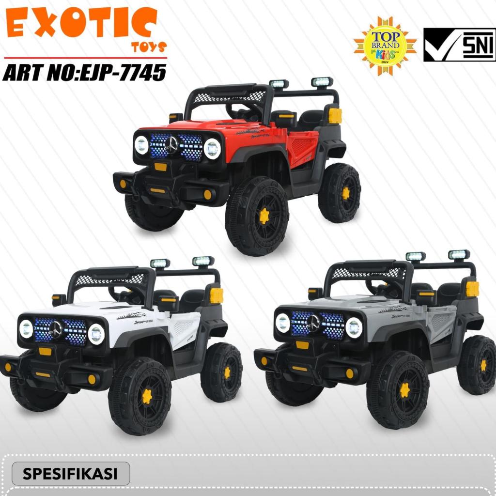 Mainan Anak Mobil Aki Jeep Exotic