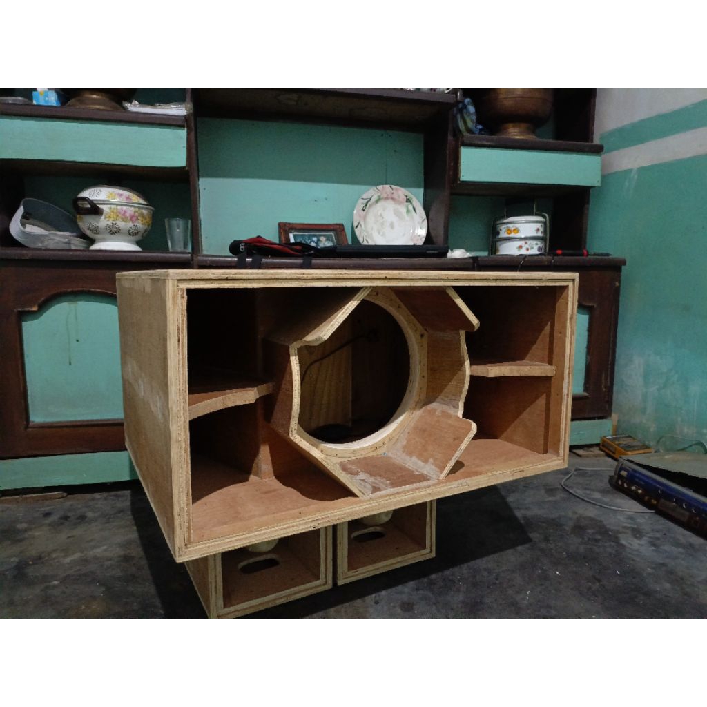 Box subwoofer dragon 12 inch tebal 18 mm campur 12 mm