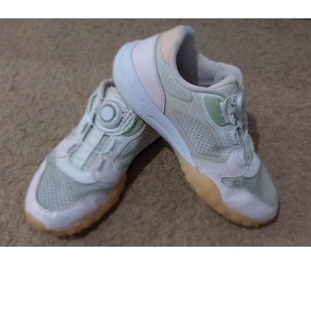 sepatu fila anak PL no 45 anak cewek pink hijau pastel