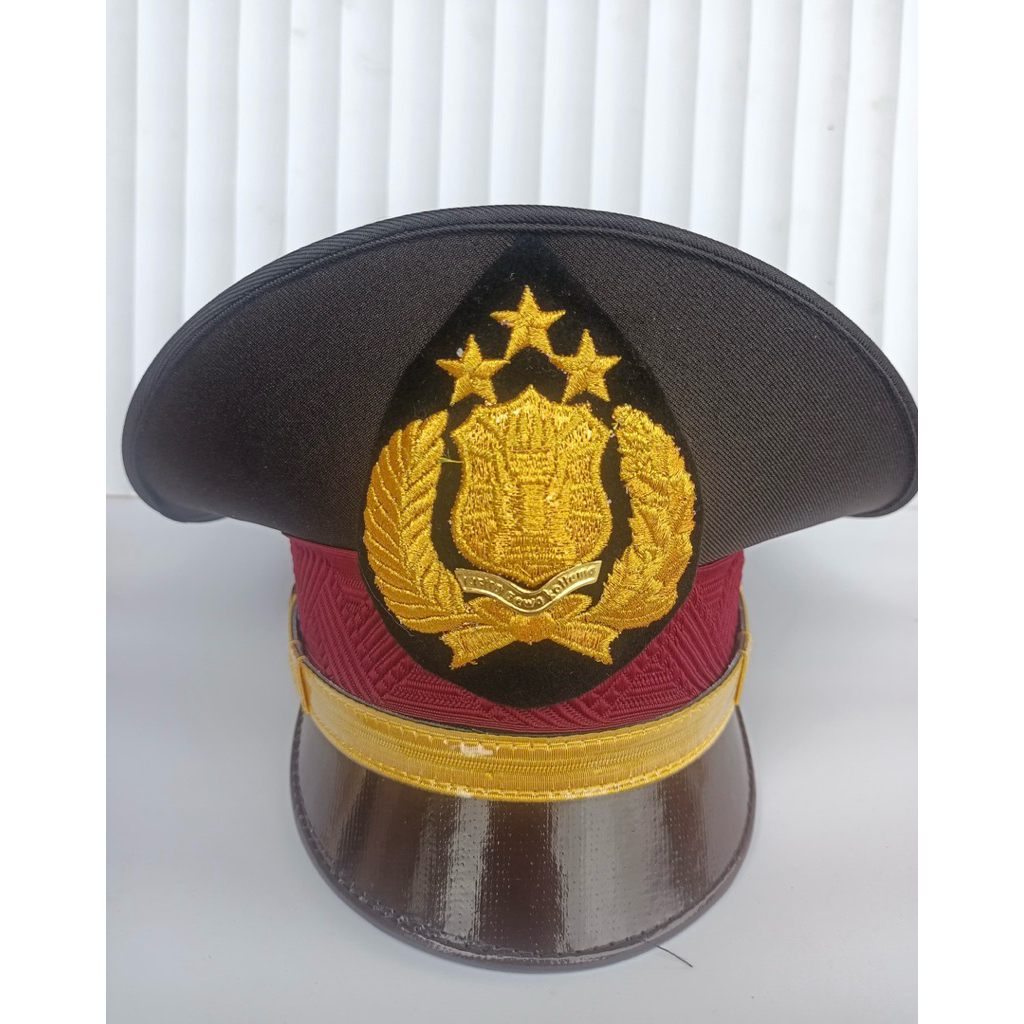 Pet Pama Pdh Polri Hm Mawardi Sukabumi Original Lidah Coklat | Pet Pama Polki | PET PDU PAMA