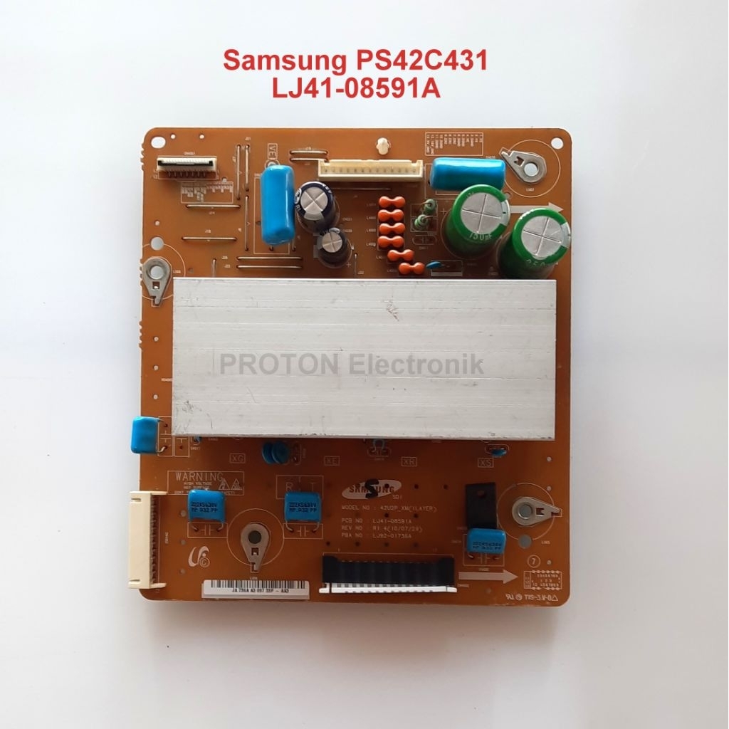 Z-Sus PS42C431 PS42C431A2 PS42C450 X-Main W buffer X-Sus TV Plasma PDP Samsung 42U2P_XM LJ41-08591A 