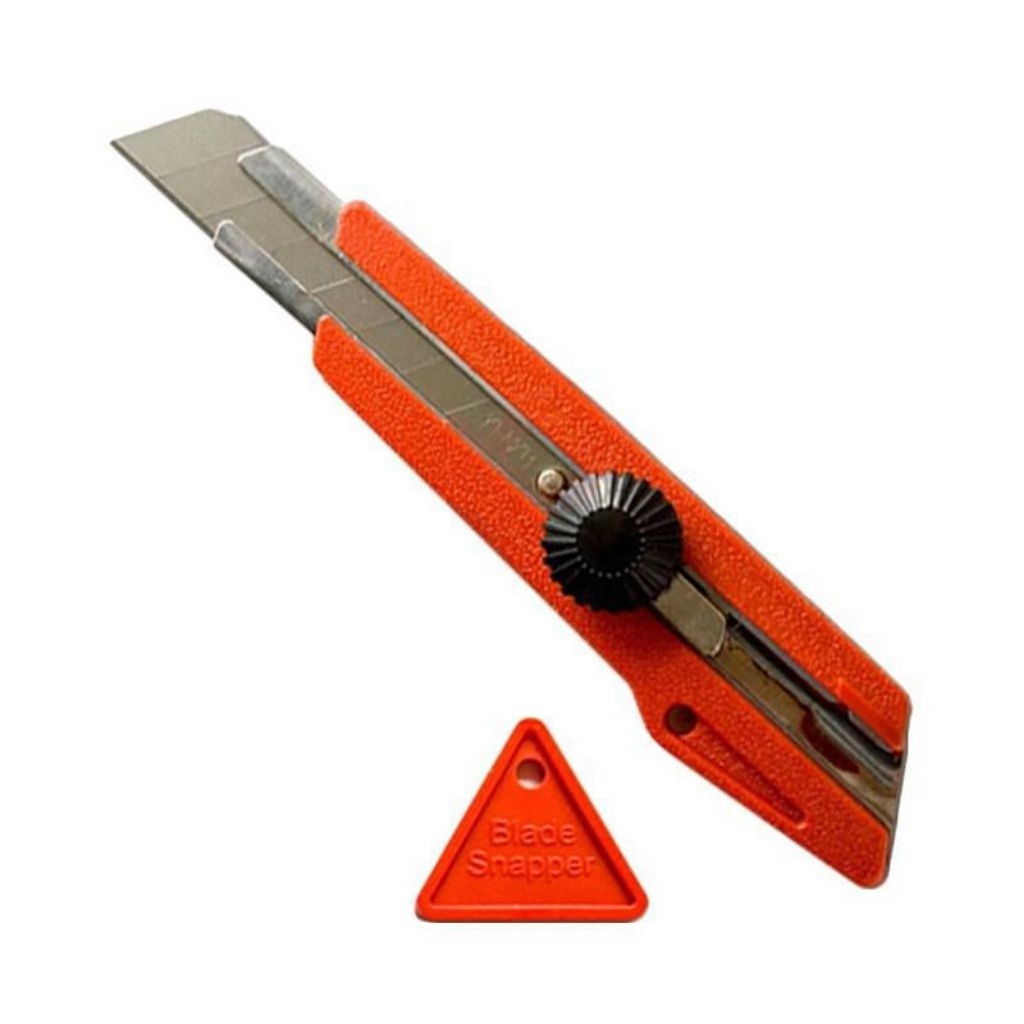 PISAU CUTTER BESAR TEBAL OREN