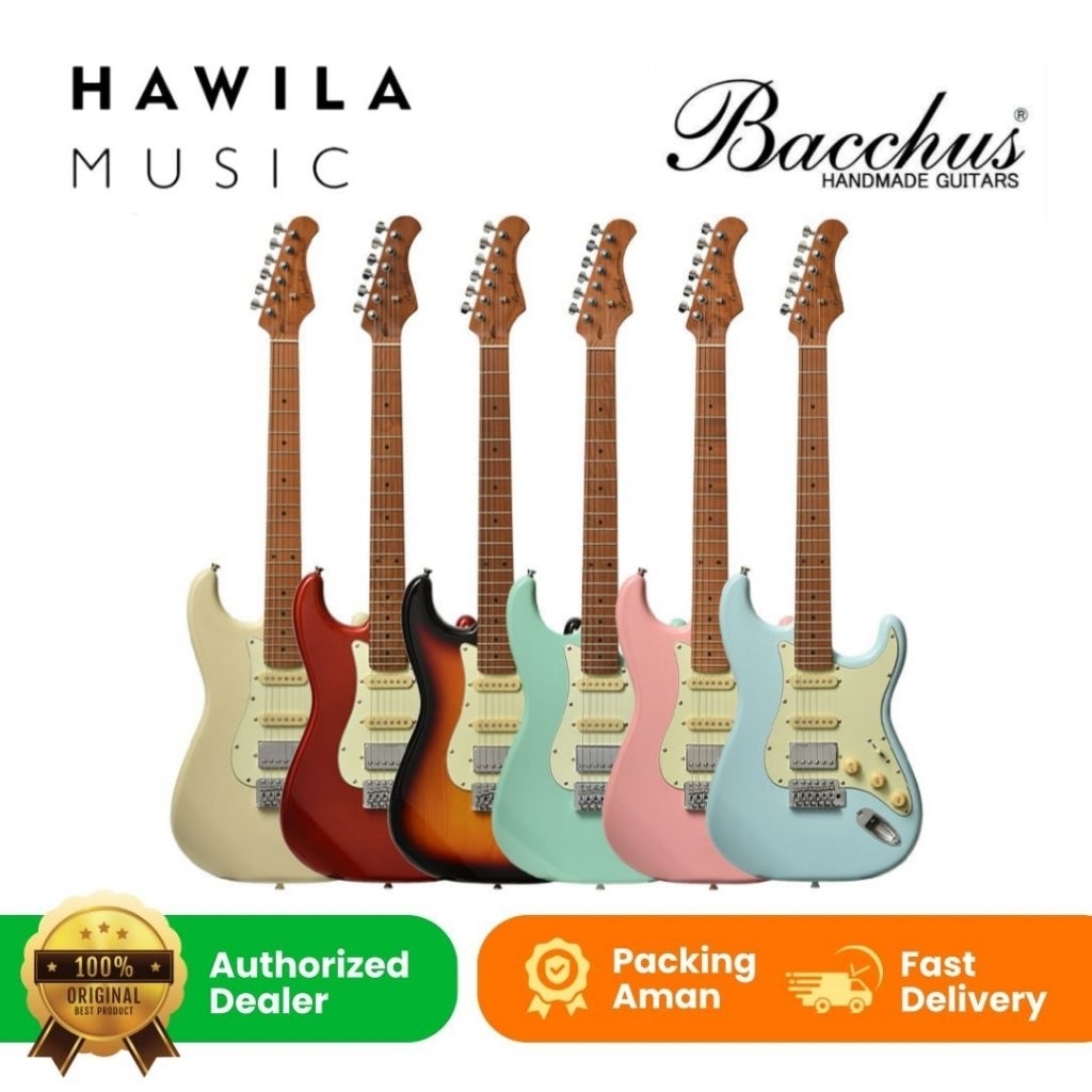 Guitar Electric Gitar Elektrik Bacchus BST 2 RSM/M BST2RSM/M Ori