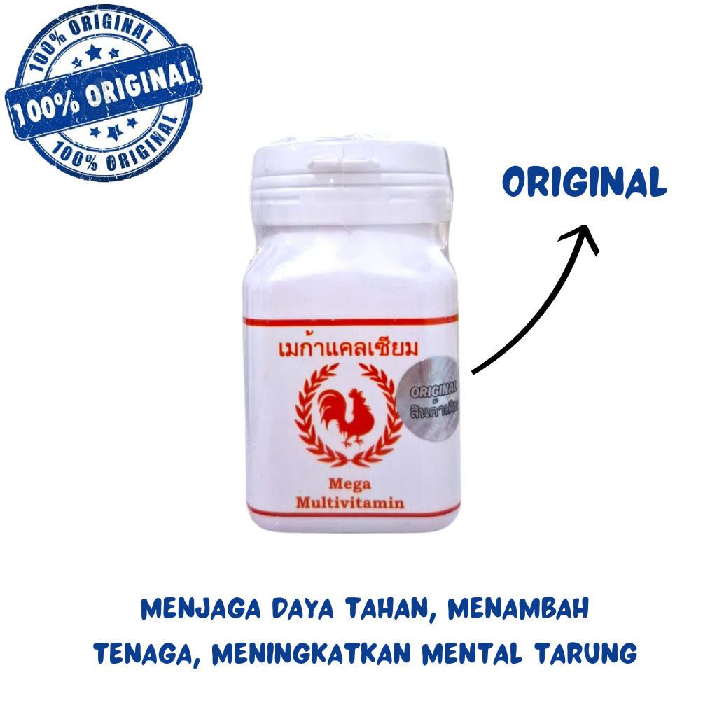 MEGA MULTIVITAMIN ayam / Seperti RAINBOW ayam - isi 100 pill