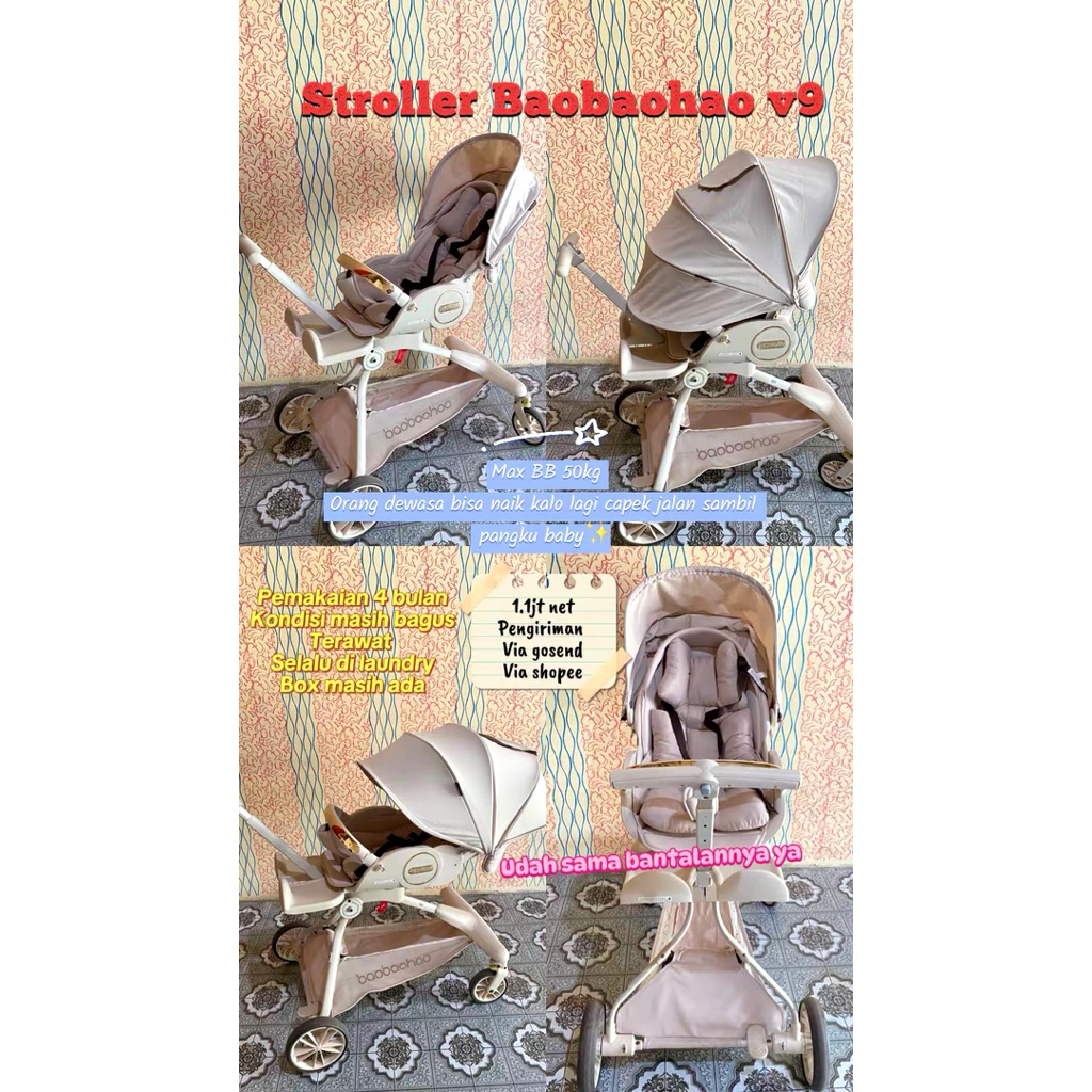 PRELOVE STROLLER BAOBAOHAO V9