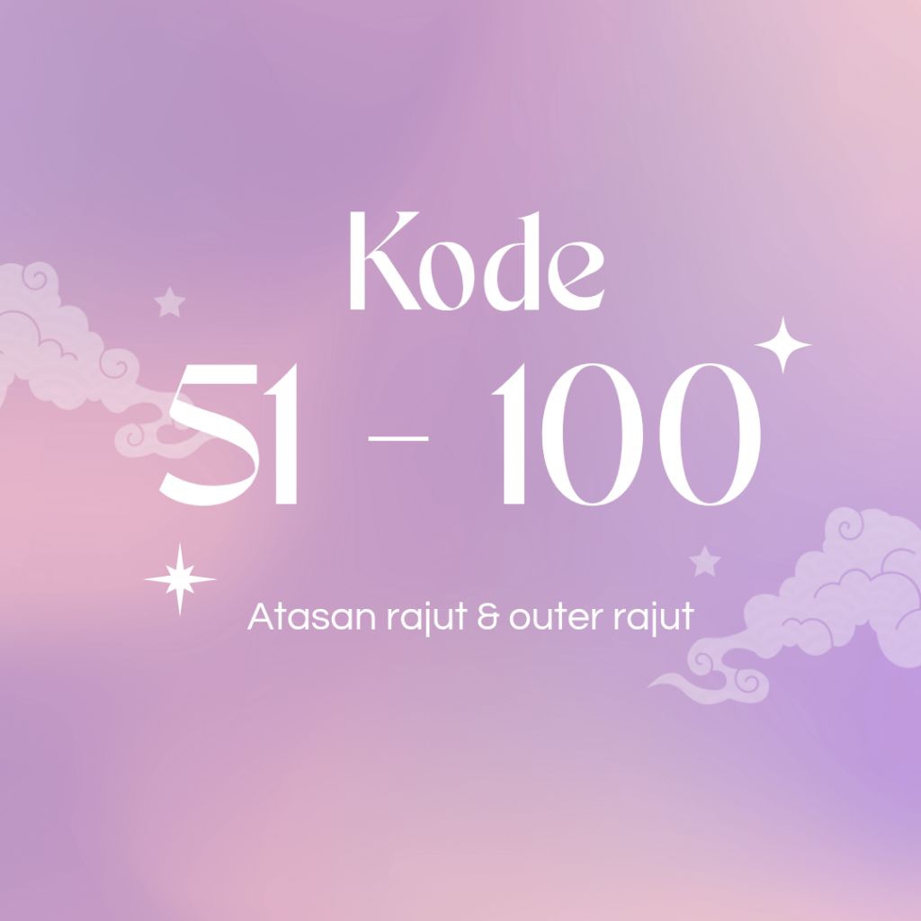 ThriftAtasanWanitaByKinaluvvKode50-100