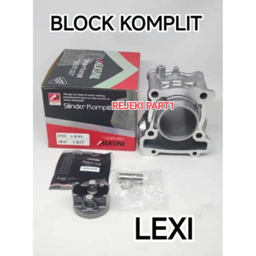CYLINDER BLOCK BLOK LEXI SILINDER BLOCK BLOK SEHER KOMPLIT SET (MLKUNL)
