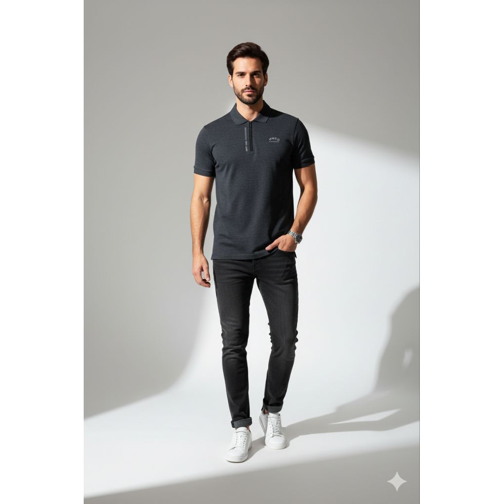 Kaos Polo Kerah Pria Hugo Class