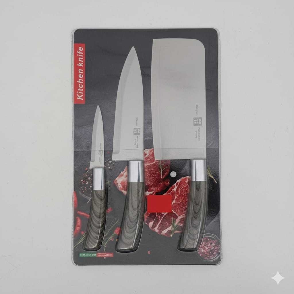 PISAU SET DAPUR STAINLESS STEEL/PISAU DAPUR SET STAINLESS STELL/PISAU SET DAPUR IMP H-04 PSU