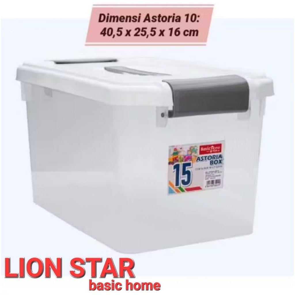 CONTAINER BOX LION STAR BASIC HOME CB 15/BOX PLASTIK LION STAR BASIC HOME/KOTAK BOX LION STAR ASTORI