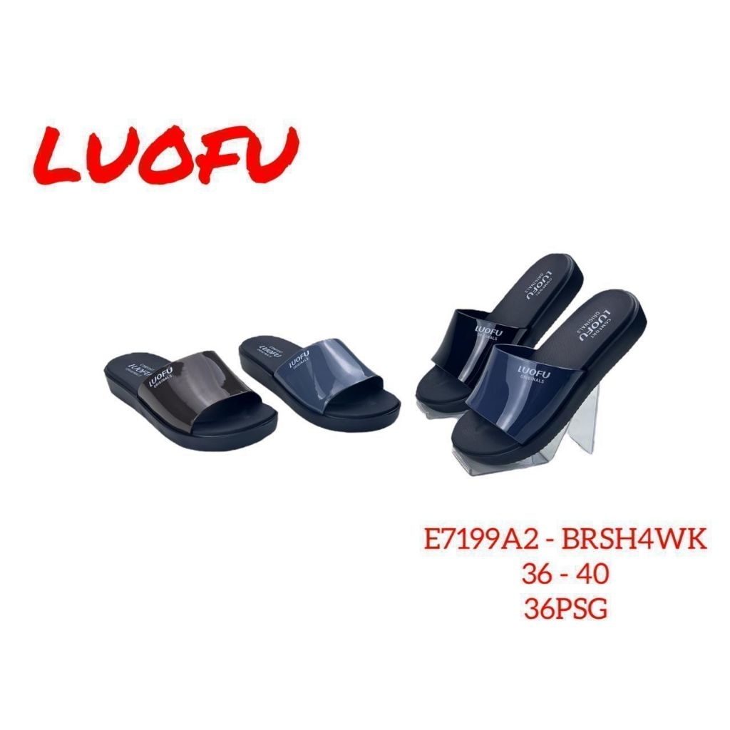 Sandal LUOFU Original Wanita – E7199A2 Anti Slip, Nyaman, Ringan