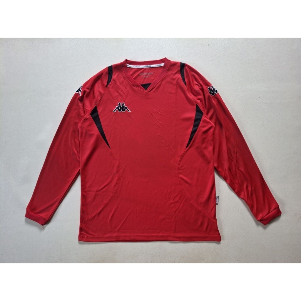 JERSEY LONGSLEEVE KAPPA MERAH ORIGINAL 100%