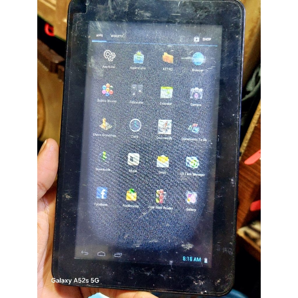 Unit Tablet Advan Tab T2Ci Hidup Normar Minus Bisa Pakai