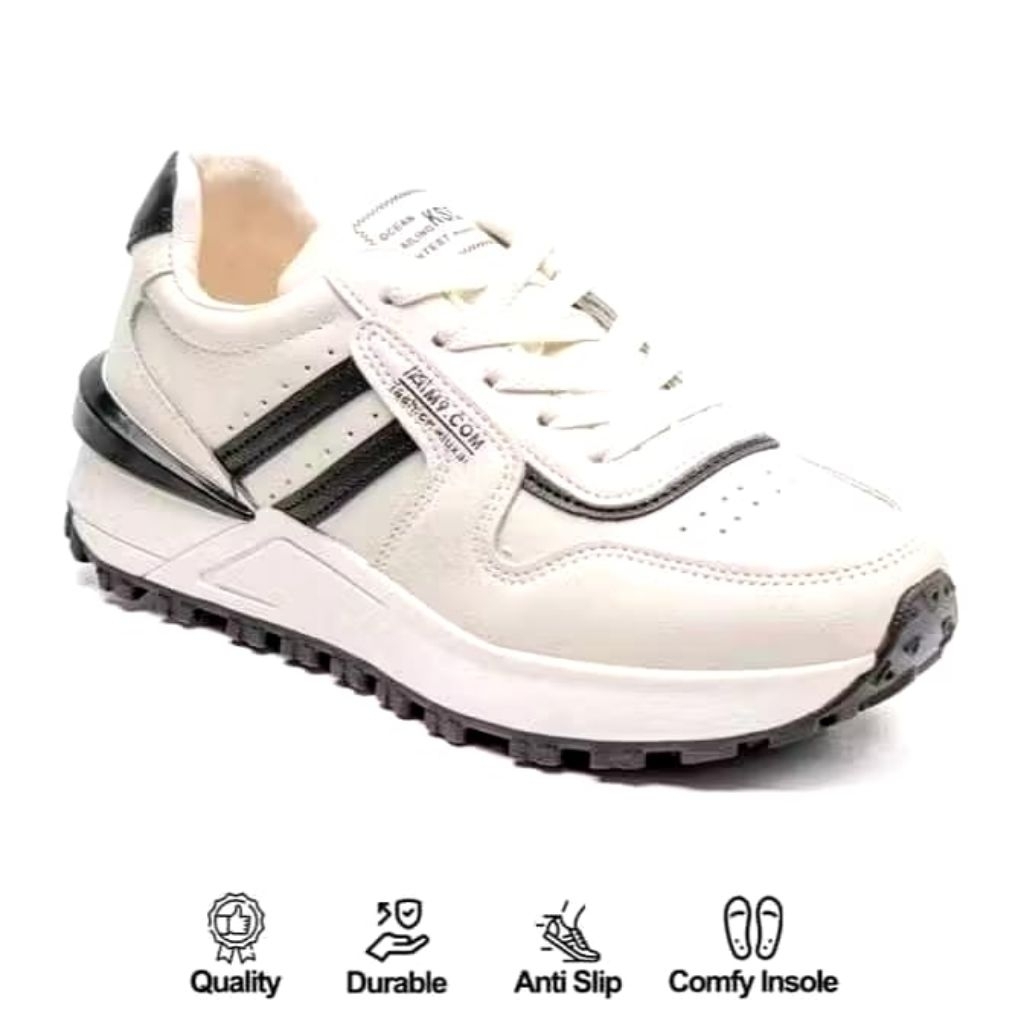 sepatu wanita sneakers sepatu sneakers casual fashion sepatu cewek kekinian nyaman