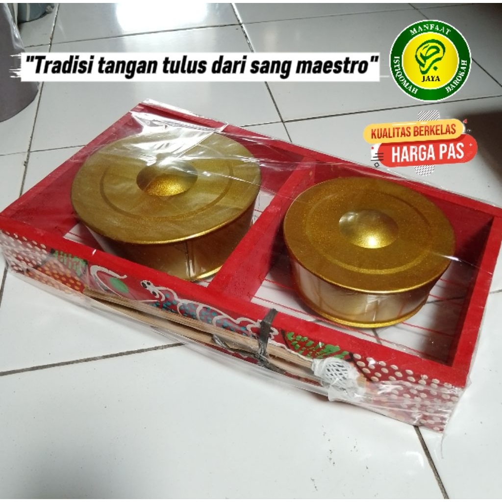 Kenong Gamelan Anak Gamelan Mainan Edukatif Alat Musik Tradisional Isi 2 Mbah Yanto_maestro