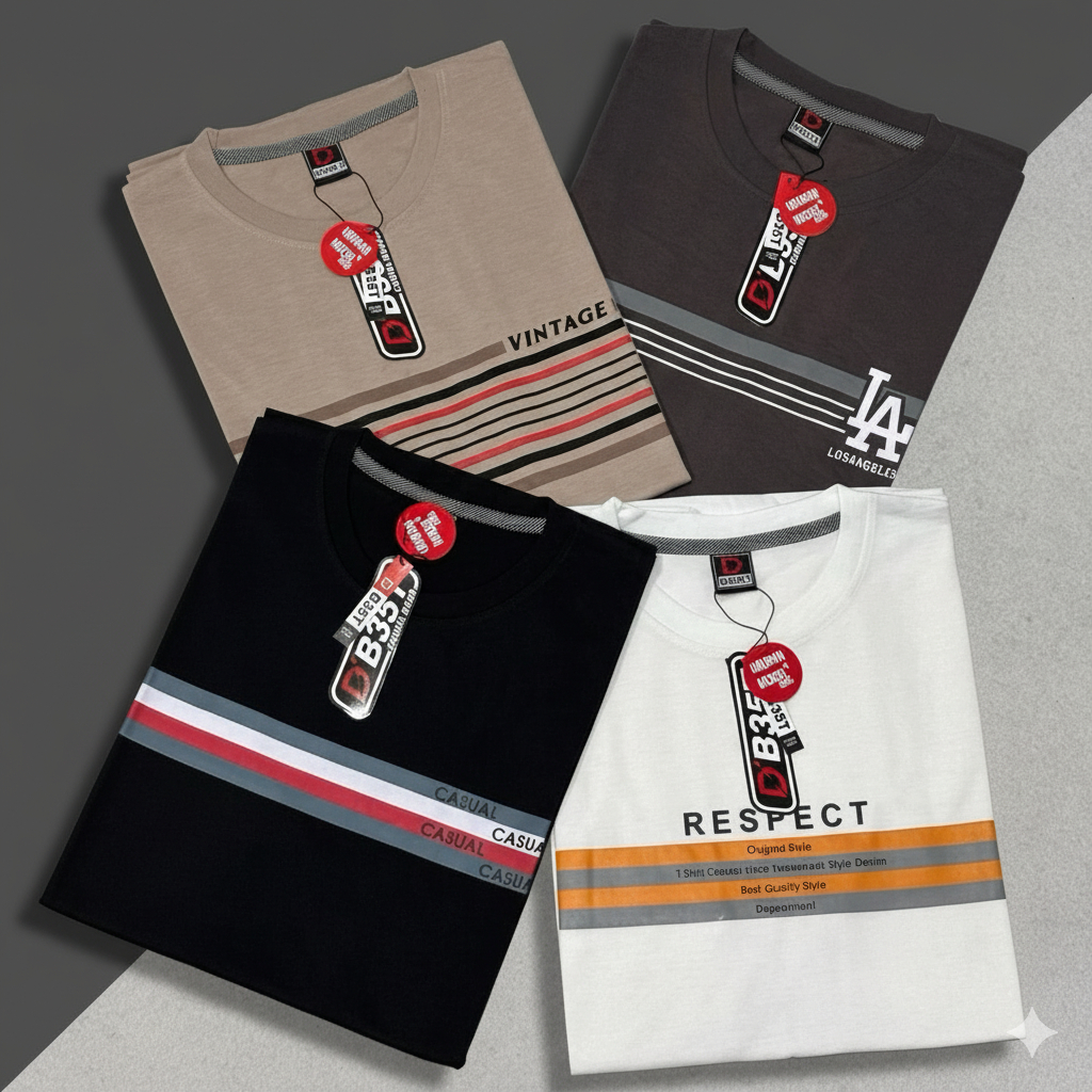 PROMO 100 Ribu 5 Pcs Kaos Unisex Semi Katun Kaos Pria Branded 100 Ribu 4 Pcs Kaos Pria 4 Pcs 100Ribu