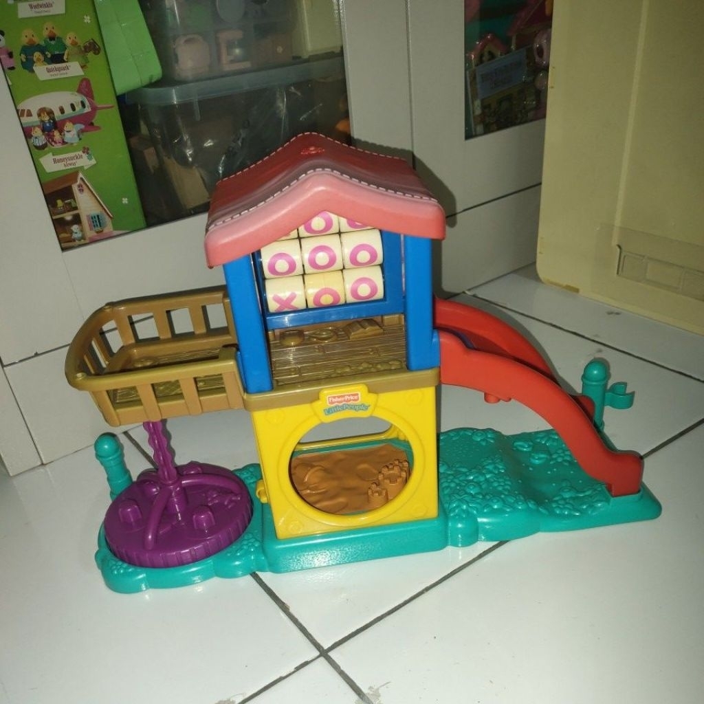 preloved fisher price little people playground