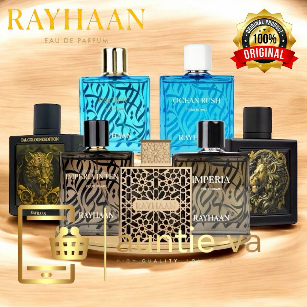 Parfume Rayhaan Rayhan Lion Elixir Imperia Tiger Pacific Aura Ocean Rush