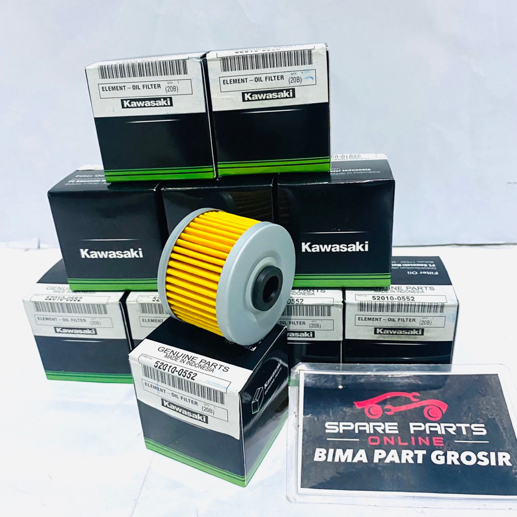 (GROSIR 10 PCS) FILTER OLI KLX 150, KLX 250, NINJA RR MONO, W175, KAWASAKI EDGE, KSR 110 PRO