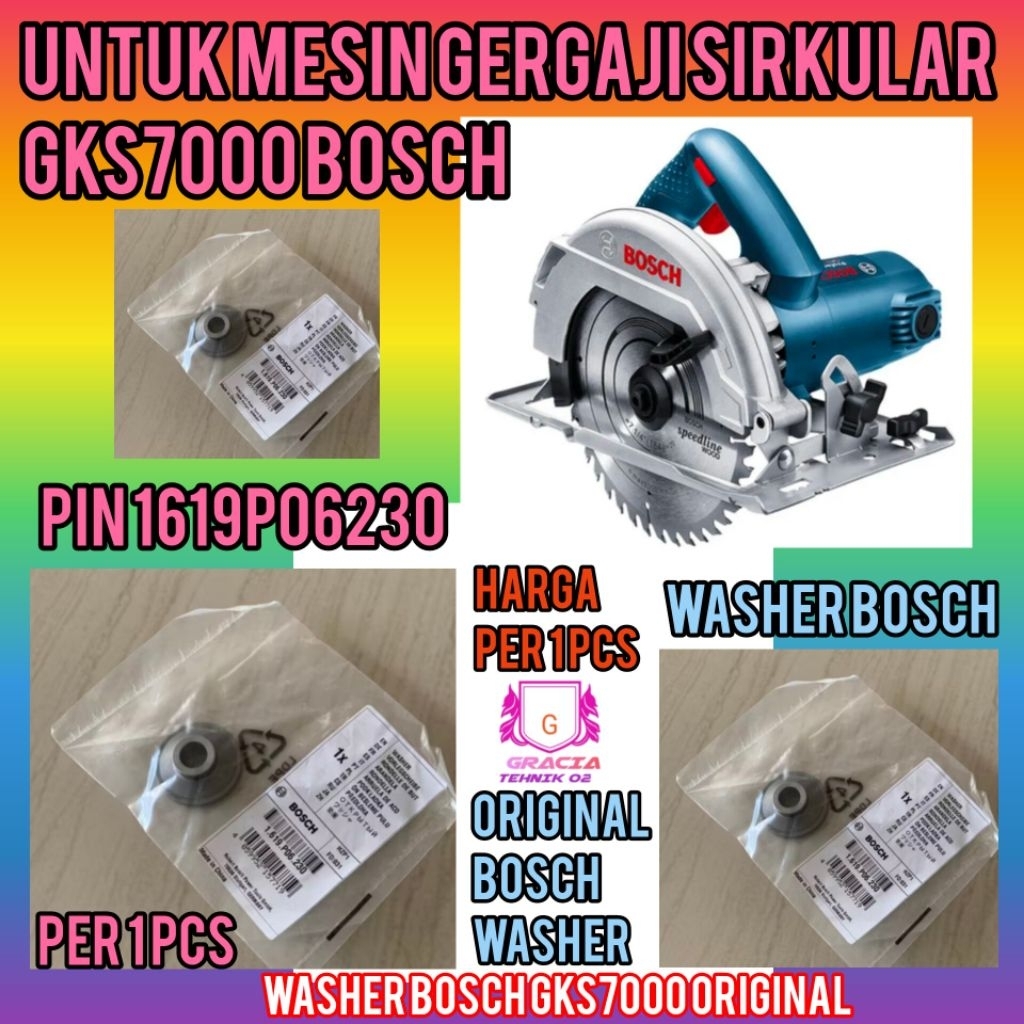 BOSCH WASHER GKS7000 MESIN GERGAJI SIRKULAR GKS7000 ORIGINAL BOSCH WASHER ORI BOSCH
