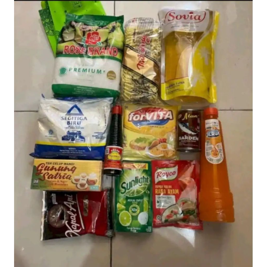 paket sembako komplit