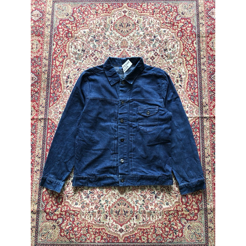 Navy type 1 trucker jeans jacket Vintage Trucker type 1 Vintage denim H548