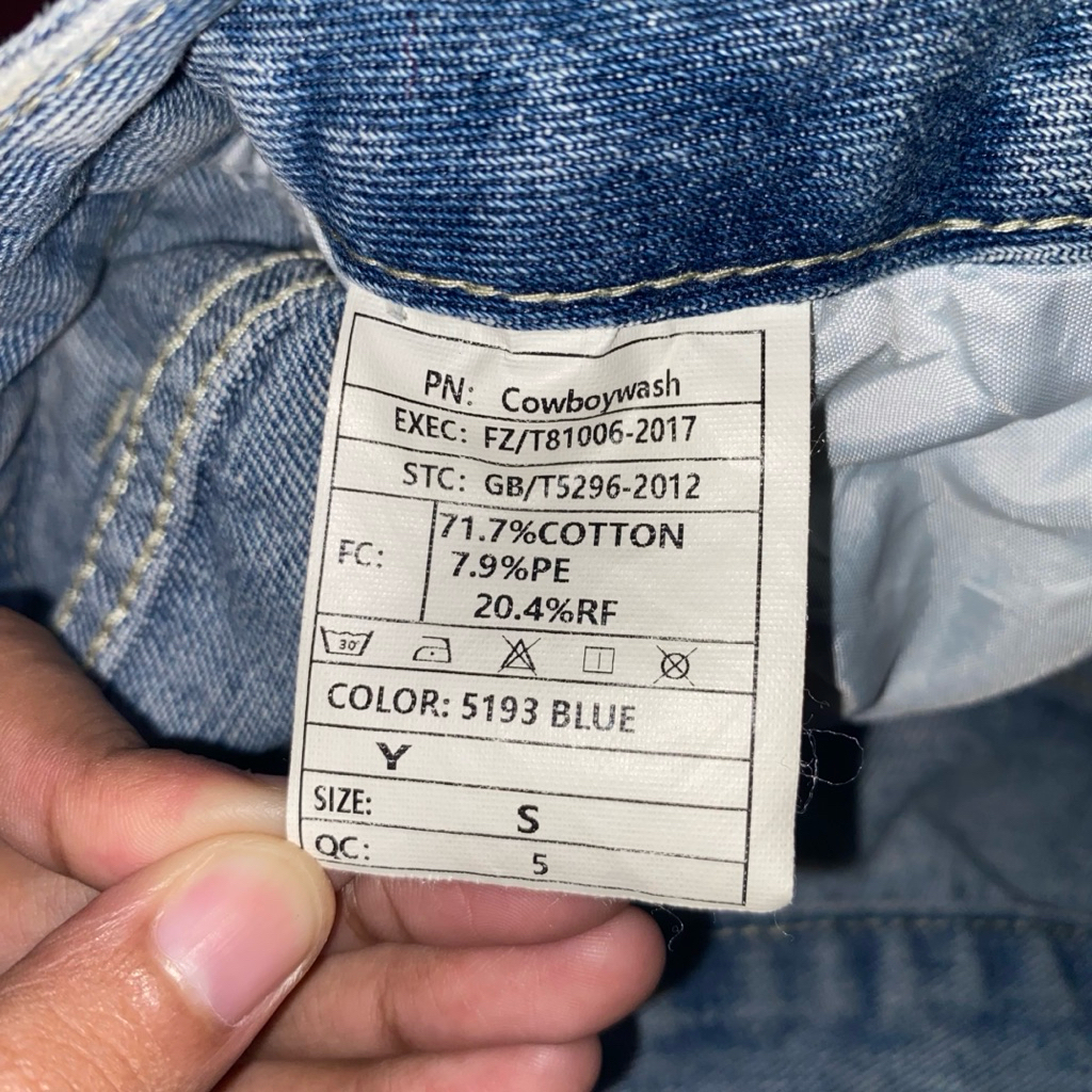 preloved celana lulu jeans highwaist