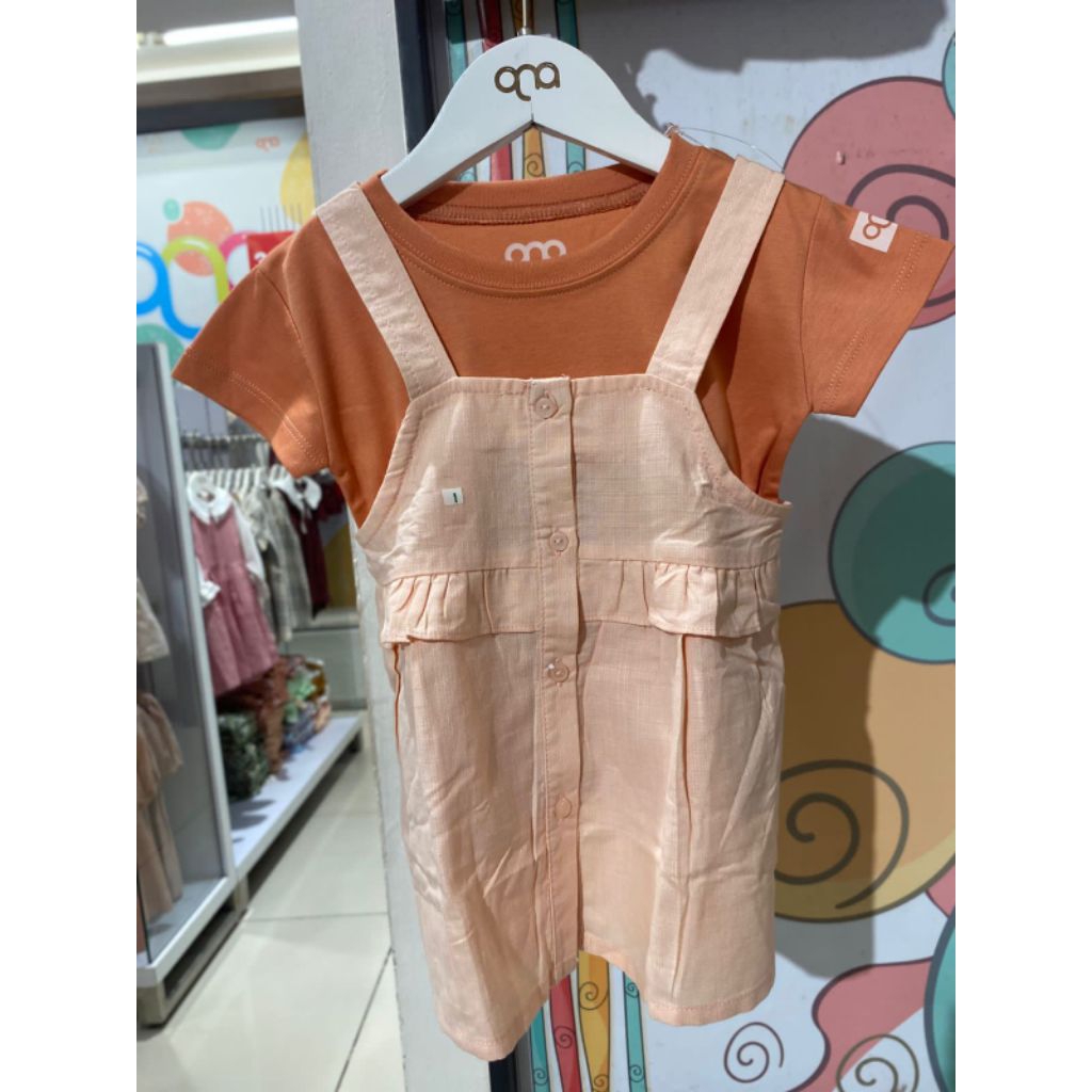 overall anak cewek merk qna