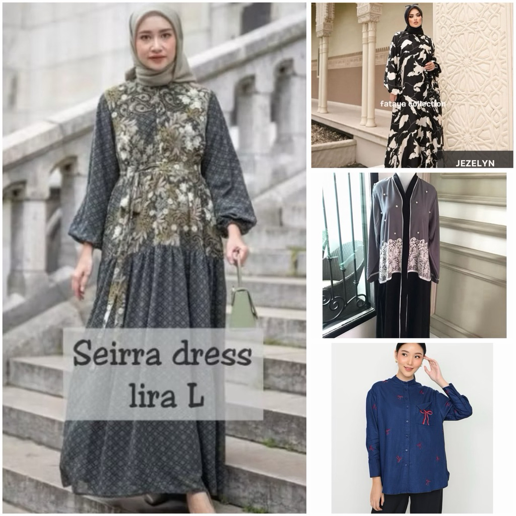 preloved dress javina kaleela rahf gonegani fataya baju pesta solemio