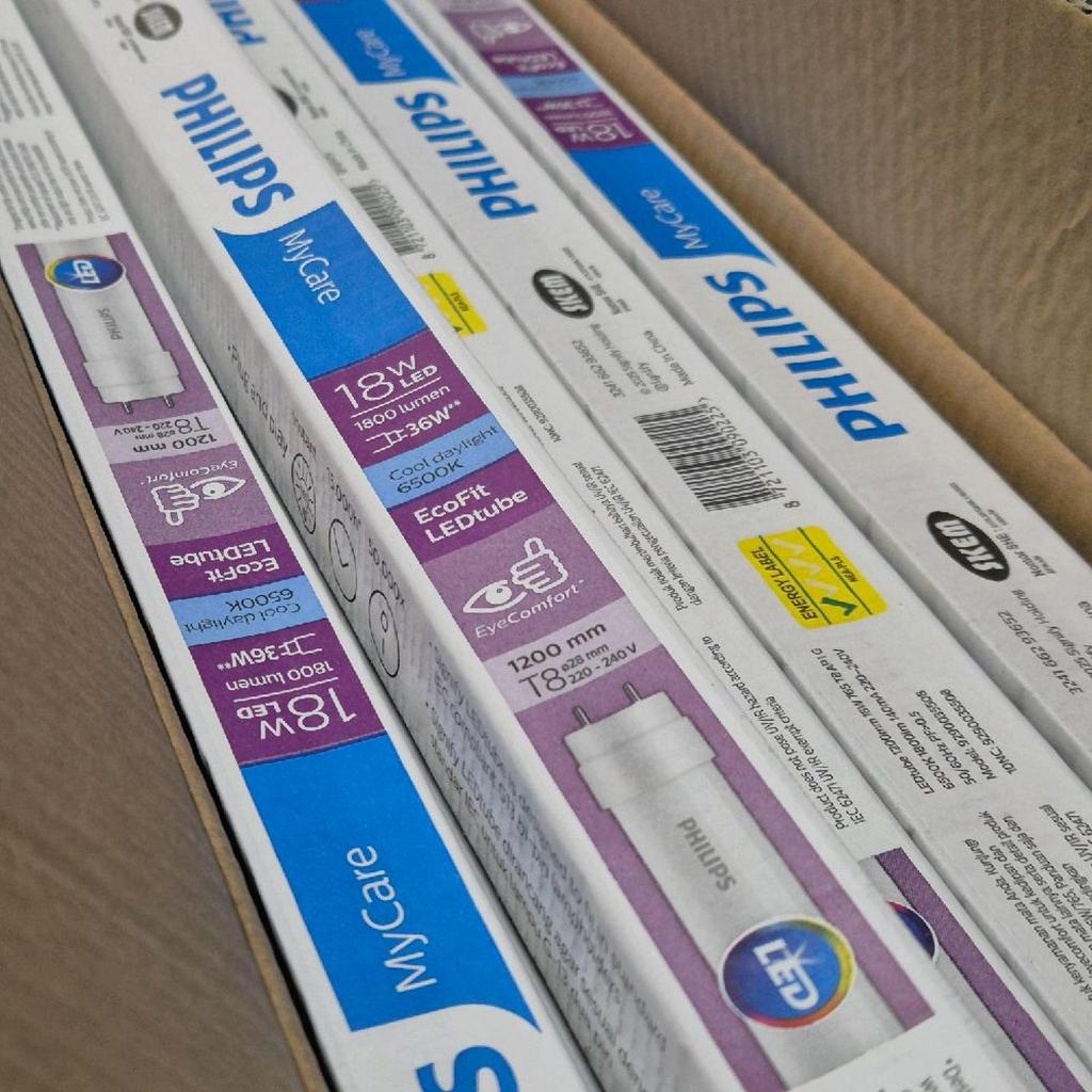 Lampu TL Neon LED Tube T8 Ecofit My Care 18W Watt 120CM Philips