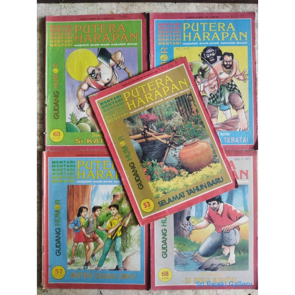 Majalah Anak Mentari Putera Harapan Vintage Jadul