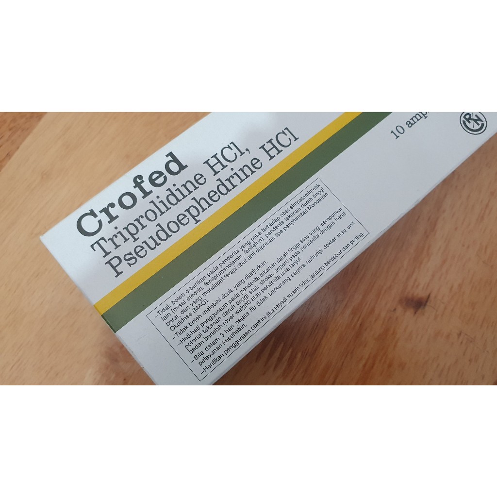 CROFED STRIP ISI 10 TABLET Untuk Mengobati Gejala Flu Dan Alergi