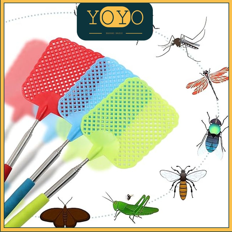 Alat Pemukul Lalat / Pemukul Nyamuk / Pemukul Serangga/ Tepokan Lalat Nyamuk Plastik /Pemukul Lalat 