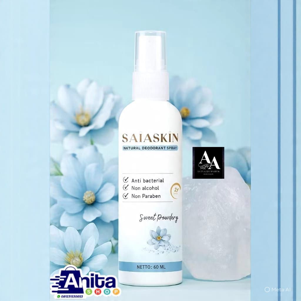 Saia skin Deodorant Spray Sweet Powdery BPOM